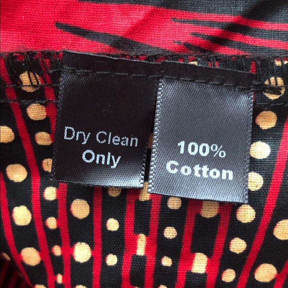 NWT The OULA Company Tiered Maxi Printed Cotton Dress Size Small oversized - Picture 8 of 9